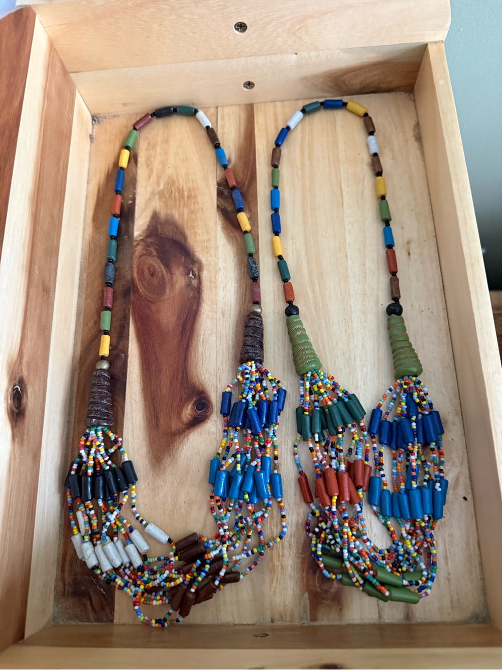 Multi-Color Beaded Statement Necklaces - Women Jewelry